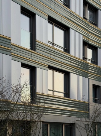 Fassaden, Fenster aus Glas, Keramik · Wohnüberbauung Wydäckerring — Duplex Architekten