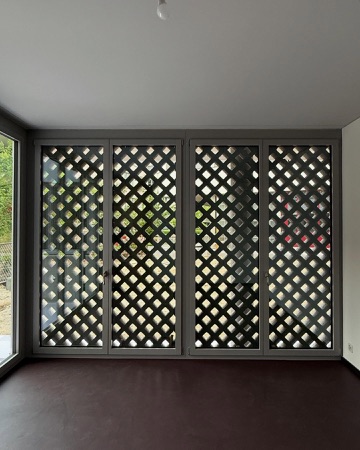 Fenster, Türen aus Beton, Metall · Wohnhaus Flurstrasse — Esch Sintzel Architekten