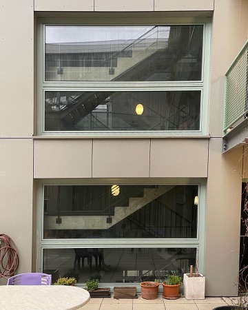 Fassaden, Treppenhäuser aus Beton, Metall · Mehr als Wohnen, Haus J — pool Architekten