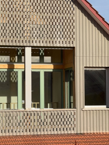 Fassaden, Fenster · Wohnüberbauung Hofwisen — Baumberger Stegmeier Architektur