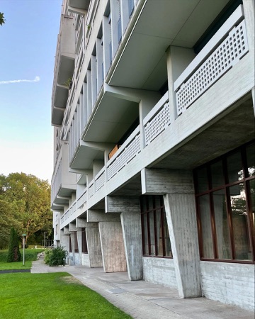 Fassaden, Balkone aus Beton, Metall · Wohnsiedlung Unteraffoltern II — Georges-Pierre Dubois