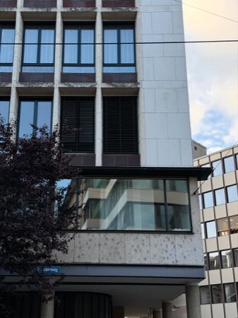 Fassaden, Fenster aus Metall, Glas · Geschäftshaus Bleicherhof — Otto Rudolf Salvisberg
