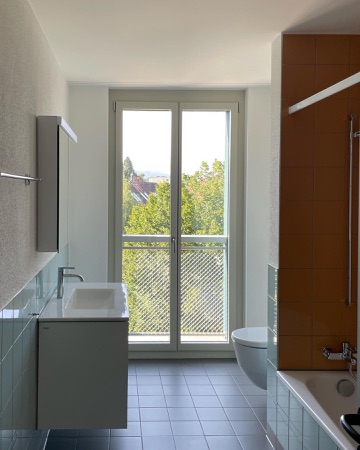 Fenster, Bäder aus Metall, Glas · Wohnsiedlung Asylstrasse — Fischer Architekten