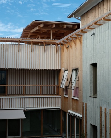 Fassaden, Balkone aus Beton, Holz · Kinderspital Zürich — Herzog & de Meuron