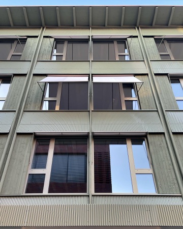 Fassaden, Fenster aus Holz, Metall · Schul- und Forschungsgebäude Careum 3 — Bhend & Schlauri Architekten