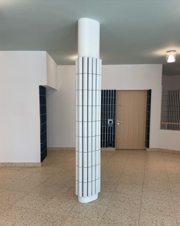 Stützen aus Keramik · Alterssiedlung Talstrasse — Baumberger Stegmeier Architektur