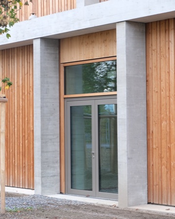 Türen, Eingänge aus Beton, Holz · Kinderspital Zürich — Herzog & de Meuron