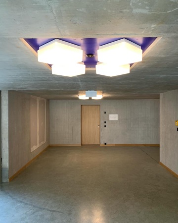 Türen, Decken aus Beton, Holz · Mattenhof 3 — Galli Rudolf Architekten