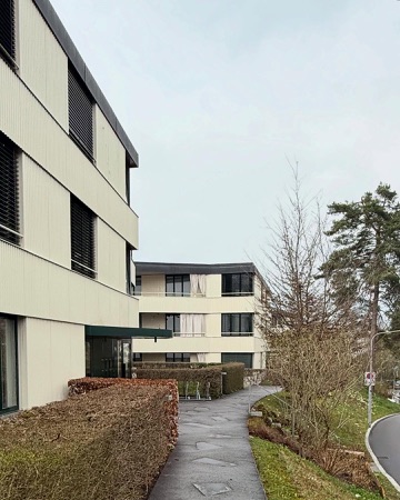 Fassaden, Fenster aus Metall, Glas · Wohnüberbauung Am Katzenbach III — BS+EMI Architektenpartner