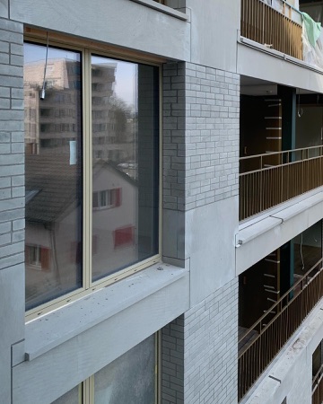 Fassaden, Fenster aus Metall, Glas · Mattenhof 3 — Galli Rudolf Architekten