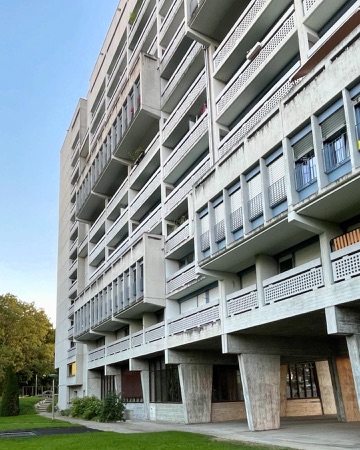 Fassaden, Balkone aus Beton, Metall · Wohnsiedlung Unteraffoltern II — Georges-Pierre Dubois
