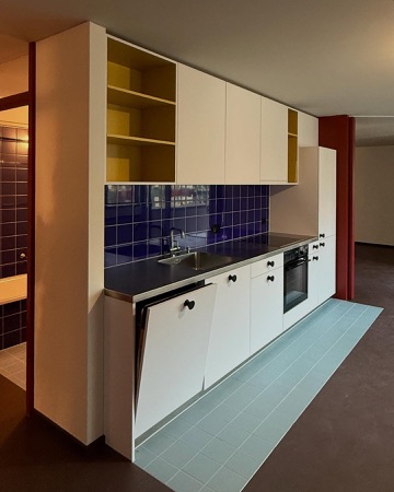 Küchen aus Holz, Keramik · Wohnhaus Flurstrasse 115 — Esch Sintzel Architekten