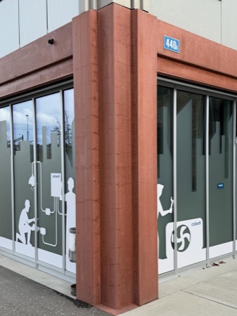 Fassaden, Stützen aus Beton, Glas · Letziturm — Armon Semadeni Architekten