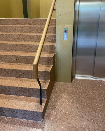 Treppenhäuser, Handläufe aus Holz, Metall · Schweiter-Areal Horgen Oberdorf — Galli Rudolf Architekten