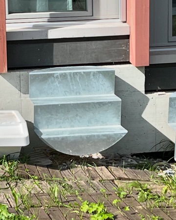Beton, Metall · Wohnsiedlung Kuppe, Quartier Trift — Esch Sintzel Architekten