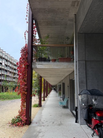 Balkone, Stützen aus Beton, Metall · Haus LeNa — Scheibler & Villard
