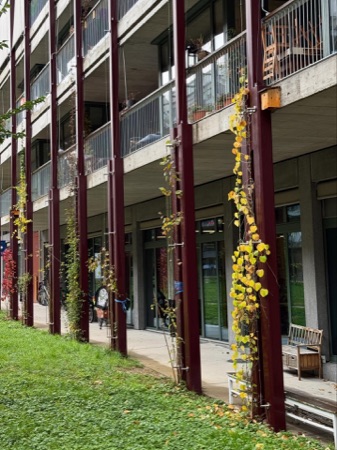 Fassaden, Balkone aus Beton, Metall · Haus LeNa — Scheibler & Villard