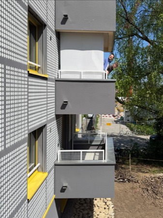 Fassaden, Fenster aus Metall, Glas · Espenhof West — Weyell Zipse Architekten