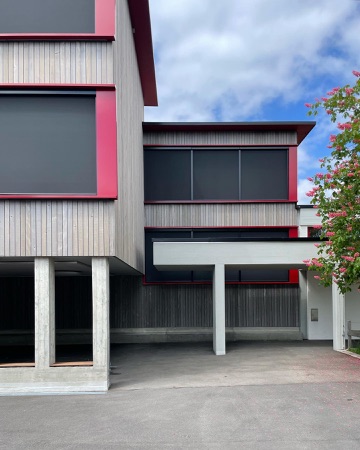 Fassaden, Fenster aus Beton, Holz · Sonnenberg — Oxid Architektur