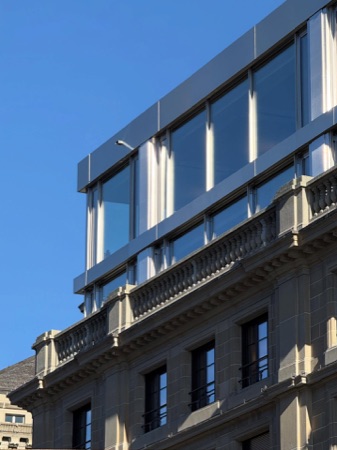 Fassaden, Fenster aus Metall, Glas · Ehemalige Börse, Bahnhofstrasse 3 — Studio Märkli