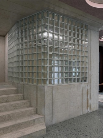 Treppenhäuser aus Beton, Glas · Wohnsiedlung Hardau I — Graber Pulver Architekten