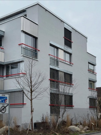 Fassaden, Fenster aus Metall, Glas · Wohnhäuser Sandacker — SGGK Architekt*innen Studio Gmür