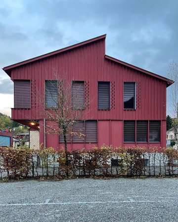 Fassaden, Fenster aus Holz, Metall · Rudolf Steiner Schule — Fritz Schmocker