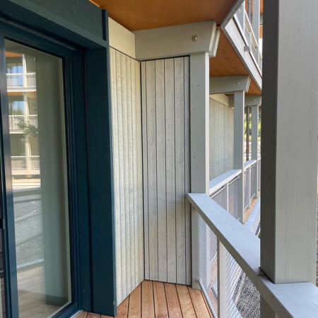 Türen, Handläufe aus Holz, Metall · Wohnsiedlung Asylstrasse — Fischer Architekten