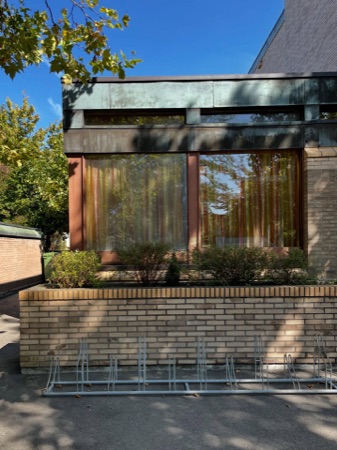 Fassaden, Fenster aus Metall, Glas · Kirche Saatlen — Claude Paillard