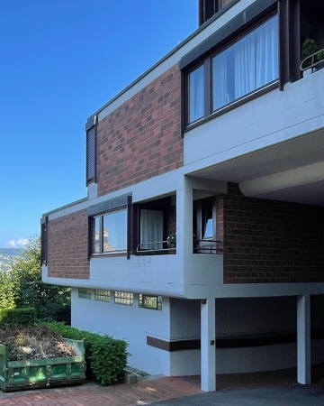 Fassaden, Fenster aus Beton, Glas · Mehrfamilienhaus Zehntenstrasse