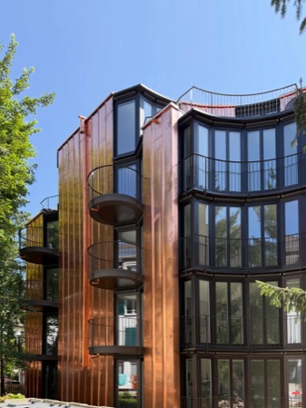 Fassaden, Fenster aus Metall, Glas · Apartment Building Milchbuck — EMI Architekten