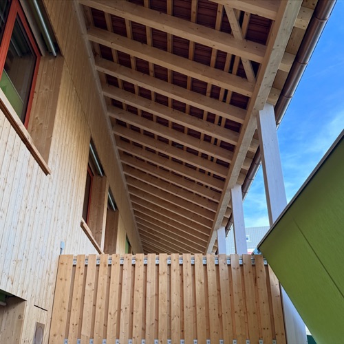 Decken aus Holz · Wohnüberbauung Hofwisen — Baumberger Stegmeier Architektur