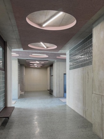 Decken aus Beton, Glas · Wohnsiedlung Hardau I — Graber Pulver Architekten