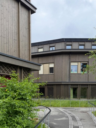 Fassaden, Fenster aus Holz, Glas · Neubau Tanne, Schweizerische Stiftung für Taubblinde — Scheibler & Villard