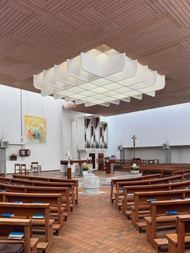 Oberlichter, Decken aus Holz · Kirche Maria-Hilf — Walter Moser