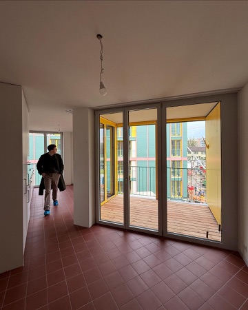 Fenster, Türen aus Holz, Glas · Siedlung Buchwiesen — BS+EMI Architektenpartner