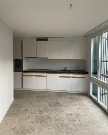 Küchen aus Holz, Glas · Apartment Building Hofackerstrasse — EMI Architekten