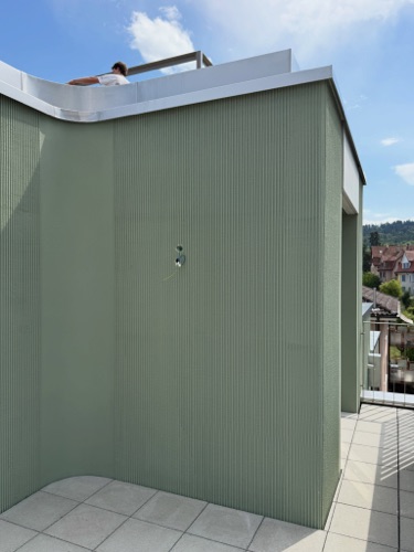 Fassaden aus Verputz · Wohnhaus Farby — Lüdi & Müntener Architektur