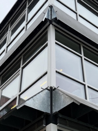 Fassaden, Fenster aus Metall, Glas · Pavillon 3 Westfeld — Scheibler & Villard