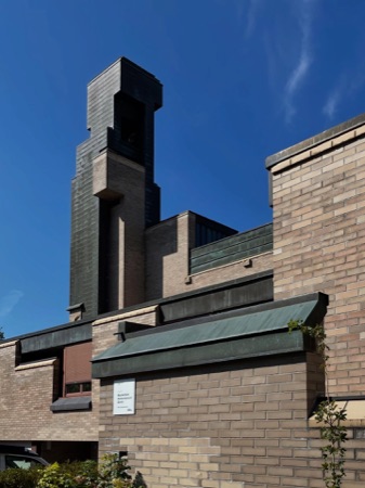 Fassaden aus Metall, Backstein · Kirche Saatlen — Claude Paillard