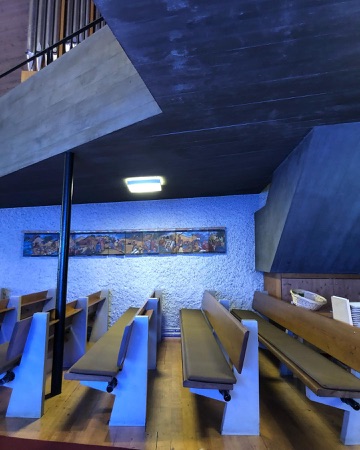 Stützen, Decken aus Beton, Metall · Martin-Luther-Kirche — Ernst-Ulrich Krägel / Franz Steinbrüchel