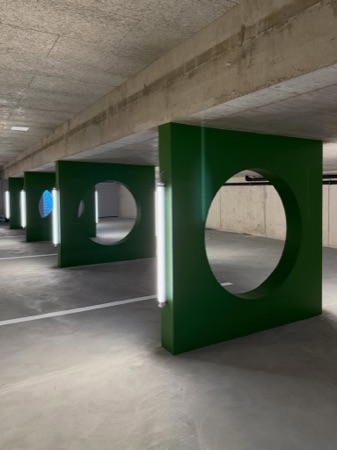 Stützen, Decken aus Beton · Atelierhäuser Horgen Ebnet — Neff Neumann Architekten