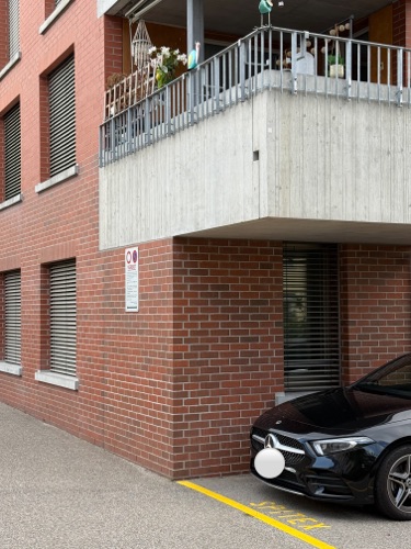 Fassaden, Balkone aus Beton, Backstein · Wohnsiedlung Im Stückler — Adrian Streich Architekten