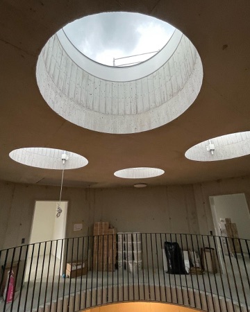 Handläufe, Oberlichter aus Beton, Metall · Hobelwerk, Haus E — Ramser Schmid Architekten