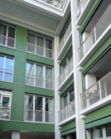 Fassaden, Fenster aus Holz, Metall · Haus Krokodil — ARGE Baumberger Stegmeier / KilgaPopp