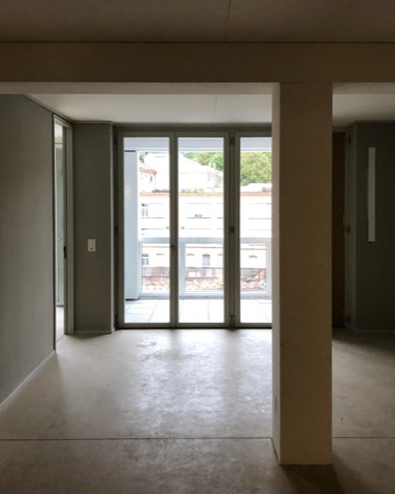 Fenster, Türen aus Beton, Glas · Haus Krokodil — ARGE Baumberger Stegmeier / KilgaPopp