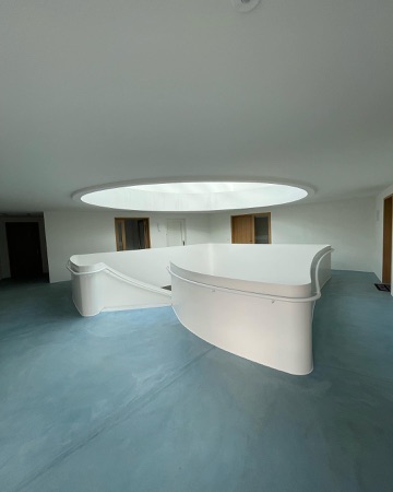 Handläufe, Oberlichter aus Holz, Verputz · Glasi Quartier, Bülach — Duplex Architekten