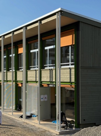 Fassaden, Fenster aus Holz, Metall · Atelierhäuser Horgen Ebnet — Neff Neumann Architekten