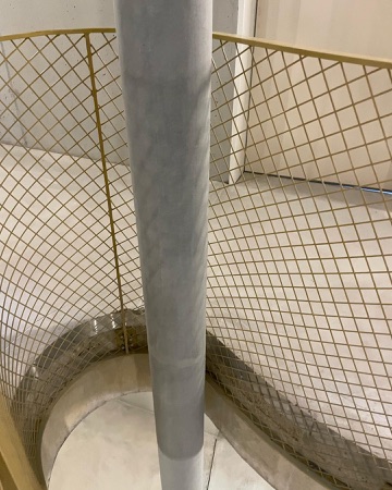 Handläufe, Stützen aus Beton, Metall · Glasi Quartier, Bülach — Duplex Architekten
