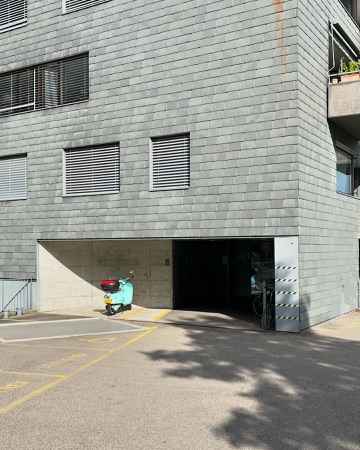 Fassaden, Fenster aus Beton, Naturstein · Wohnsiedlung Leimbachstrasse — pool Architekten